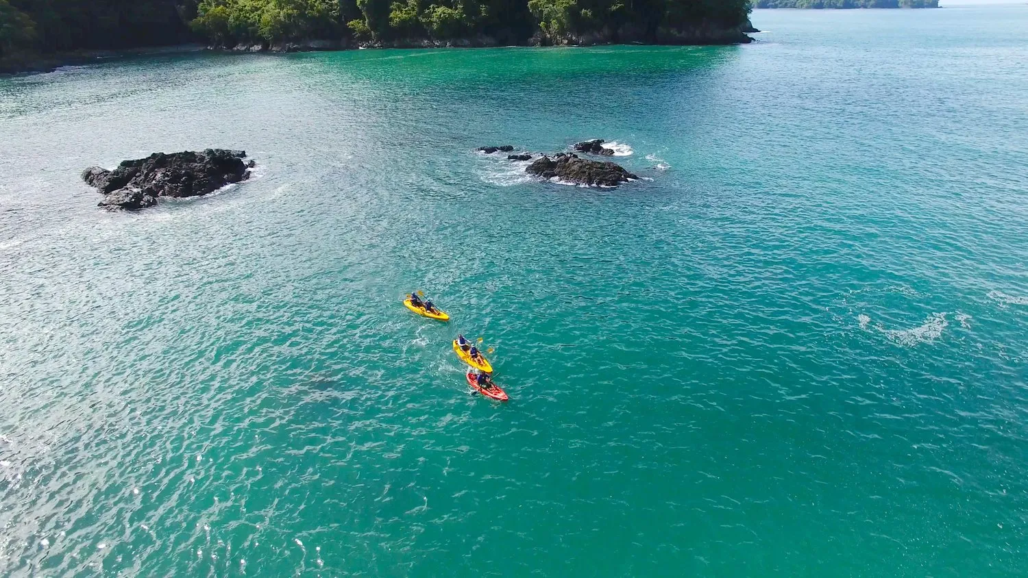 Turquoise Pacific waters in Guanacaste